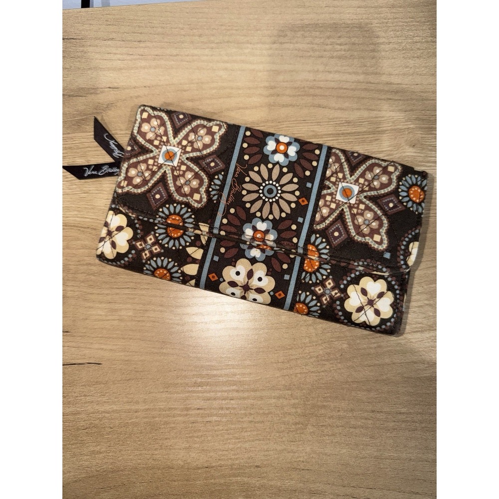 Vera Bradley Canyon (Retired) Tri-Fold Wallet Passport Document Holder M